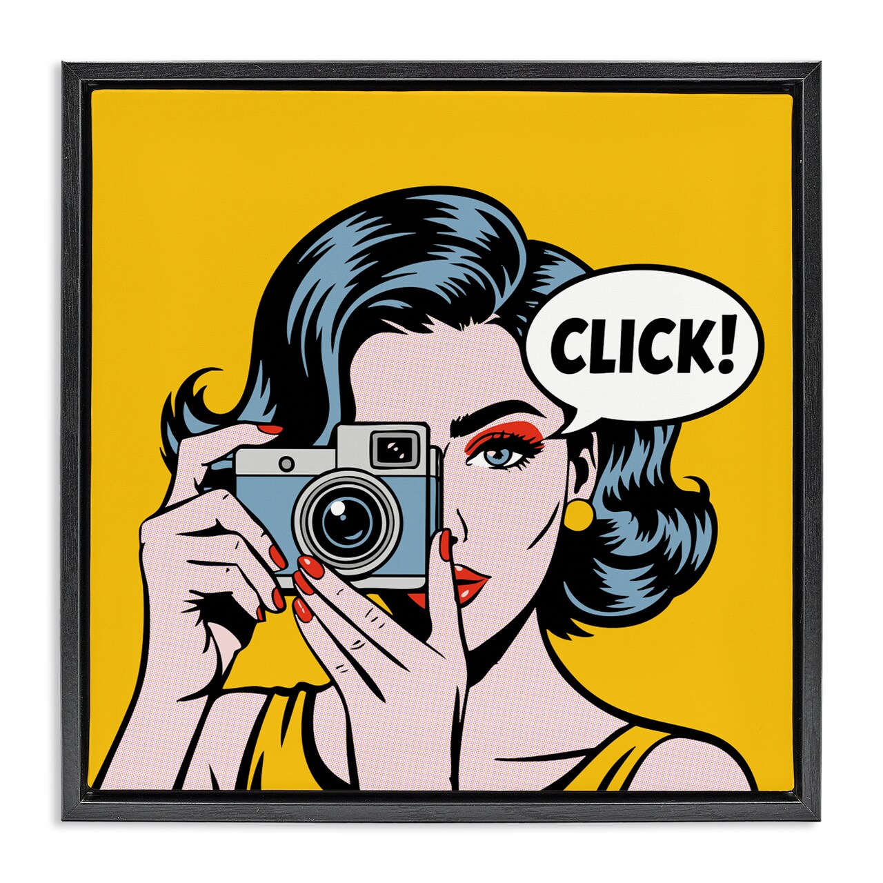 Stupell Industries Click Retro Photographer Floating Frame, design by Andreas Magnusson